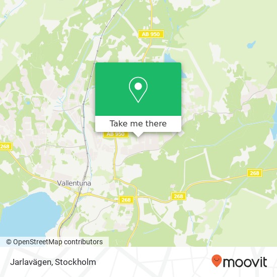 Jarlavägen karta