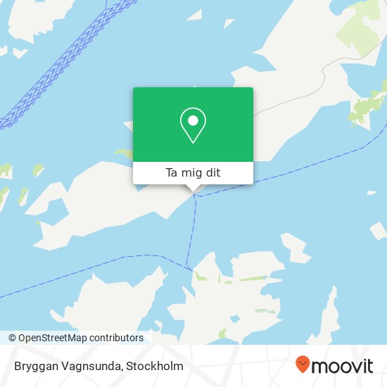 Bryggan Vagnsunda karta