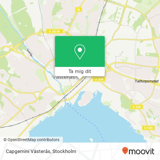 Capgemini Västerås karta