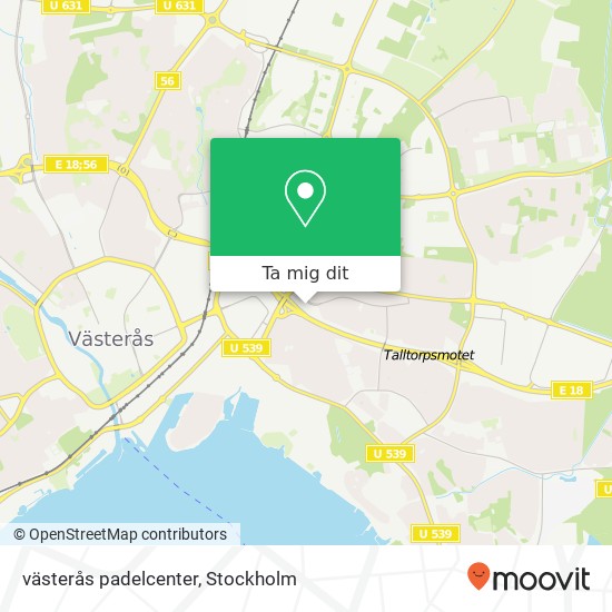 västerås padelcenter karta