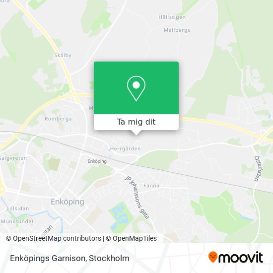 Enköpings Garnison karta
