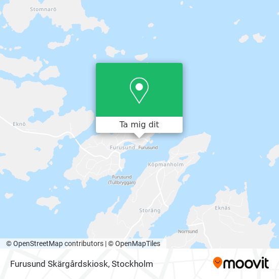 Furusund Skärgårdskiosk karta