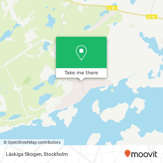 Läskiga Skogen karta