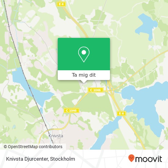 Knivsta Djurcenter karta