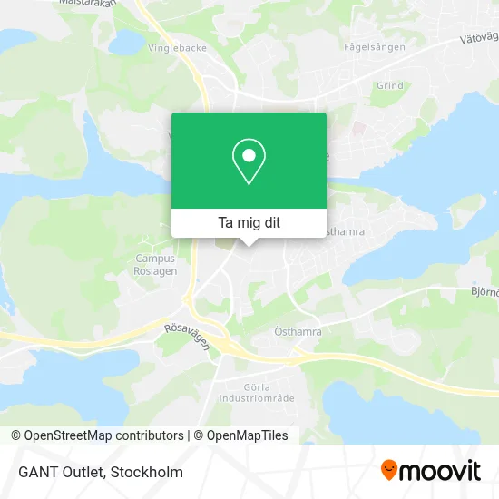 GANT Outlet karta