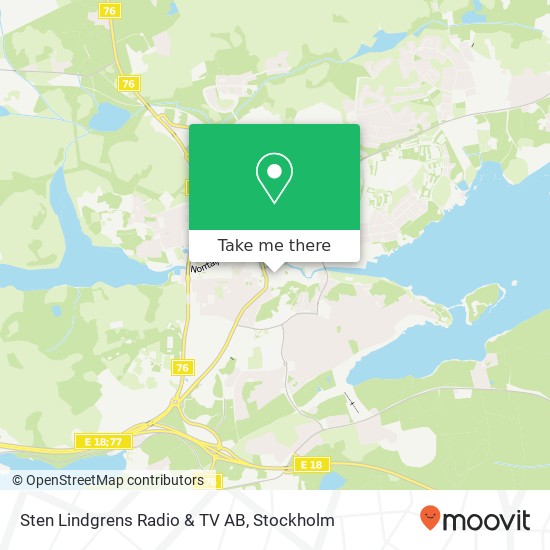 Sten Lindgrens Radio & TV AB karta