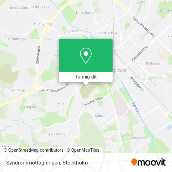 Syndrommottagningen karta
