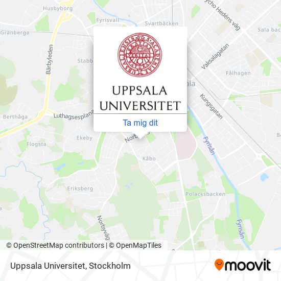 Uppsala Universitet karta