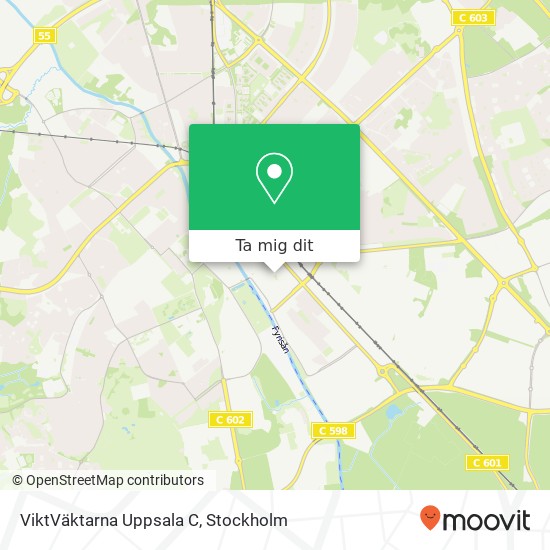 ViktVäktarna Uppsala C karta