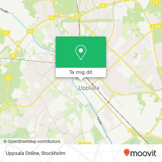 Uppsala Online karta