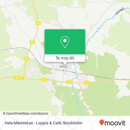 Hela Människan - Loppis & Café karta