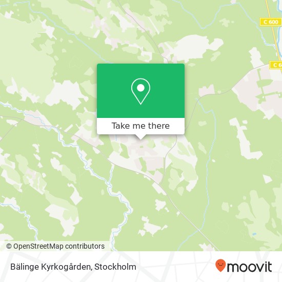 Bälinge Kyrkogården karta