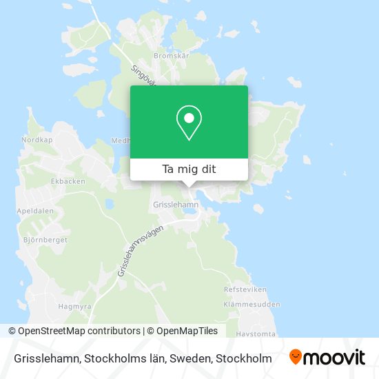Grisslehamn, Stockholms län, Sweden karta