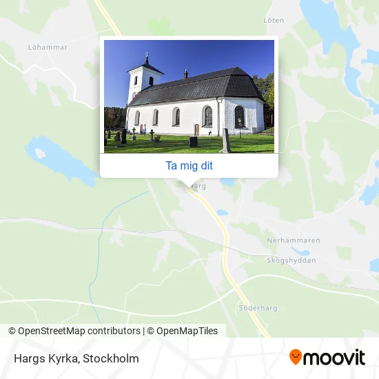 Hargs Kyrka karta