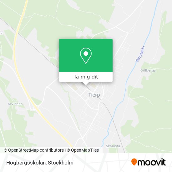 Högbergsskolan karta