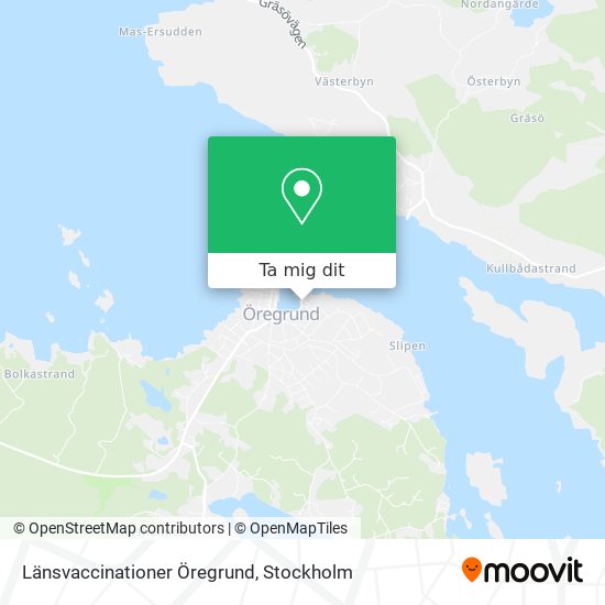 Länsvaccinationer Öregrund karta
