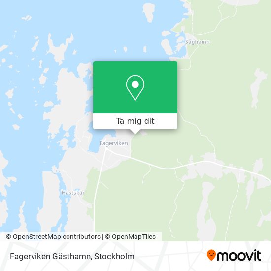 Fagerviken Gästhamn karta