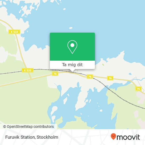 Furuvik Station karta