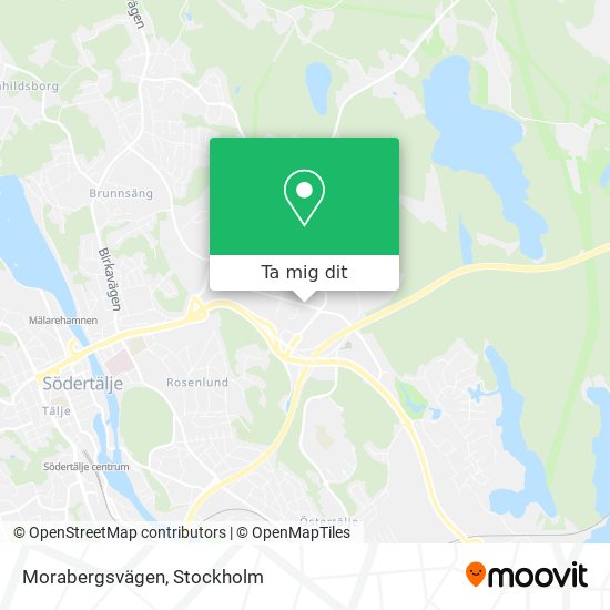 Morabergsvägen karta