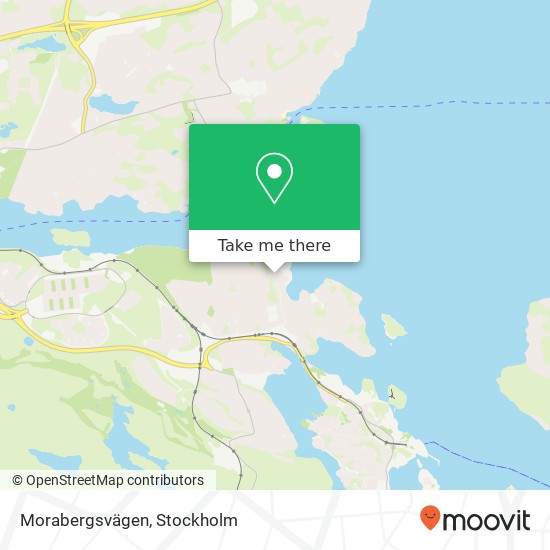 Morabergsvägen karta