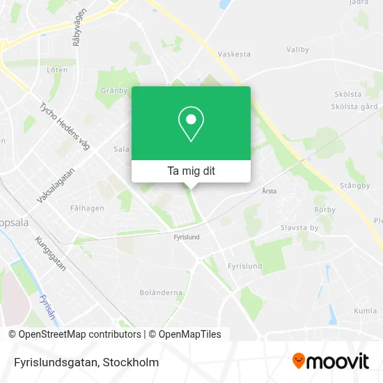 Fyrislundsgatan karta