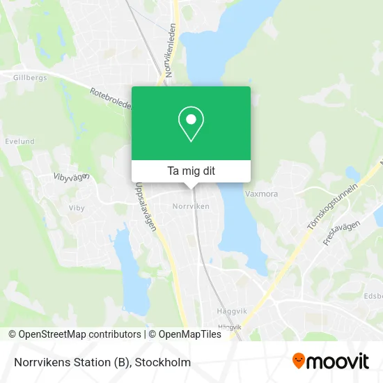 Norrvikens Station (B) karta