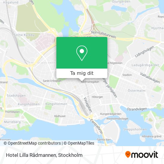 Hotel Lilla Rådmannen karta