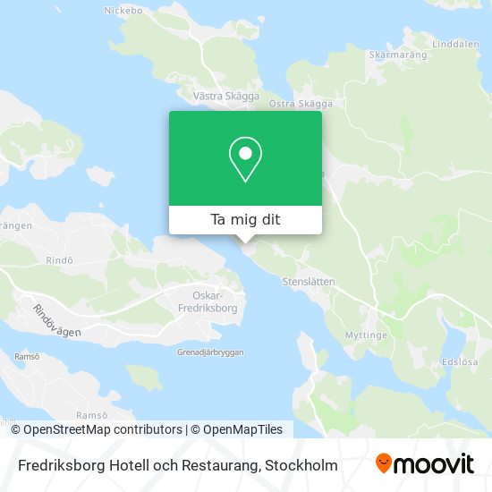 Fredriksborg Hotell och Restaurang karta