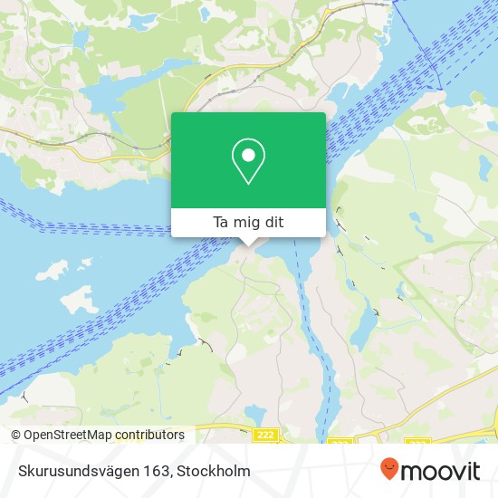 Skurusundsvägen 163 karta