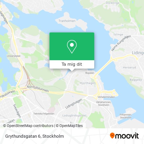 Grythundsgatan 6 karta