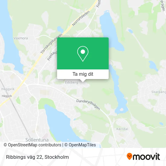 Ribbings väg 22 karta