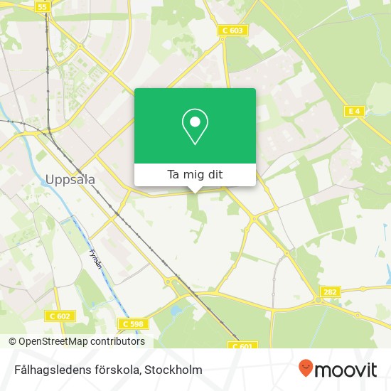 Fålhagsledens förskola karta