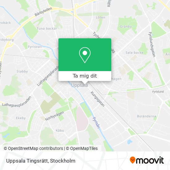 Uppsala Tingsrätt karta