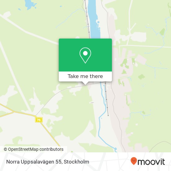 Norra Uppsalavägen 55 karta