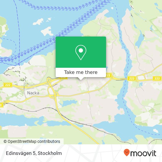 Edinsvägen 5 karta