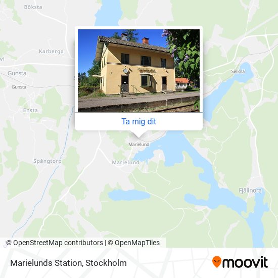 Marielunds Station karta