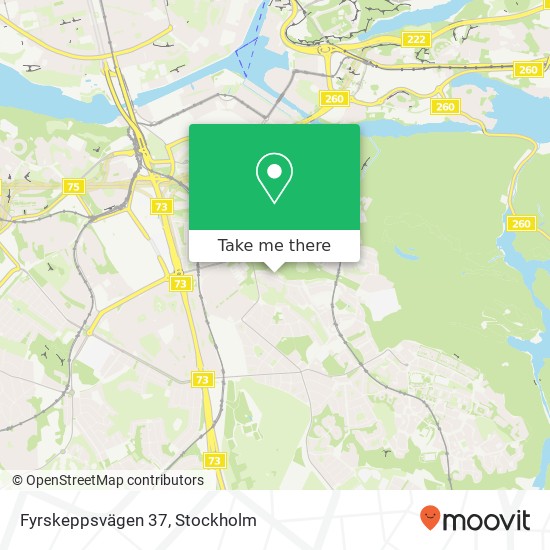 Fyrskeppsvägen 37 karta