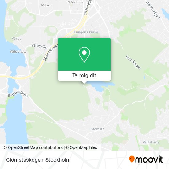 Glömstaskogen karta