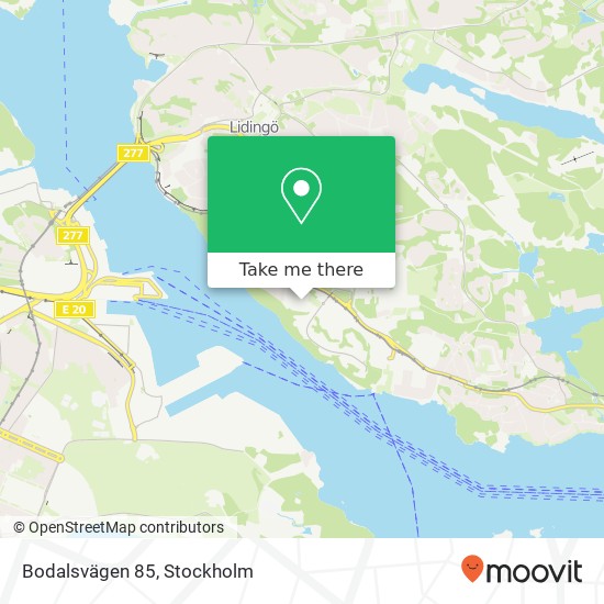 Bodalsvägen 85 karta