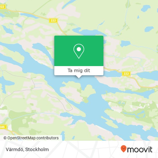 Värmdö karta