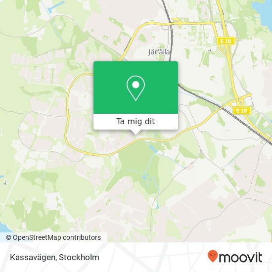 Kassavägen karta