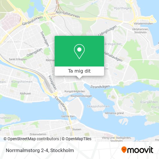 Norrmalmstorg 2-4 karta