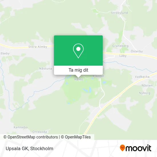 Upsala GK karta