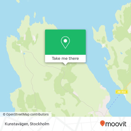 Kunstavägen karta