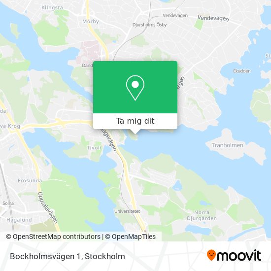 Bockholmsvägen 1 karta