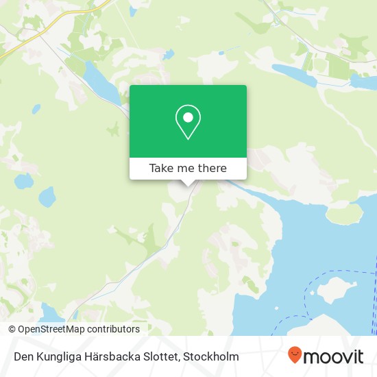 Den Kungliga Härsbacka Slottet karta