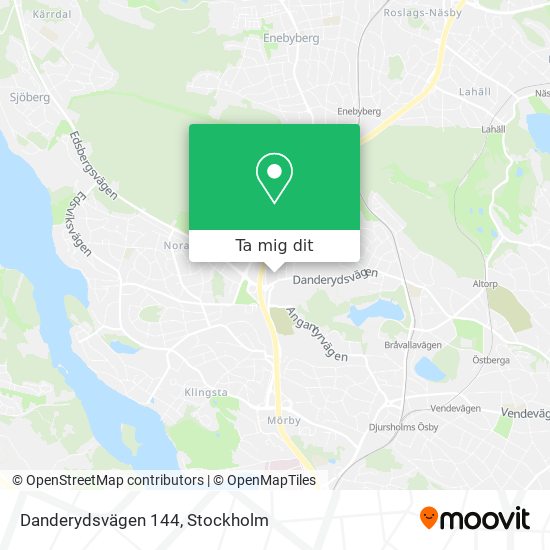 Danderydsvägen 144 karta