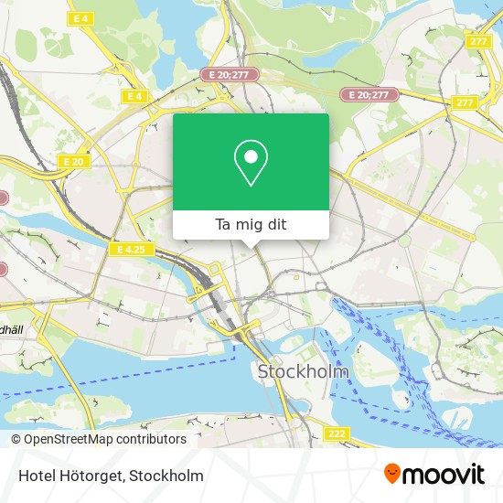 Hotel Hötorget karta