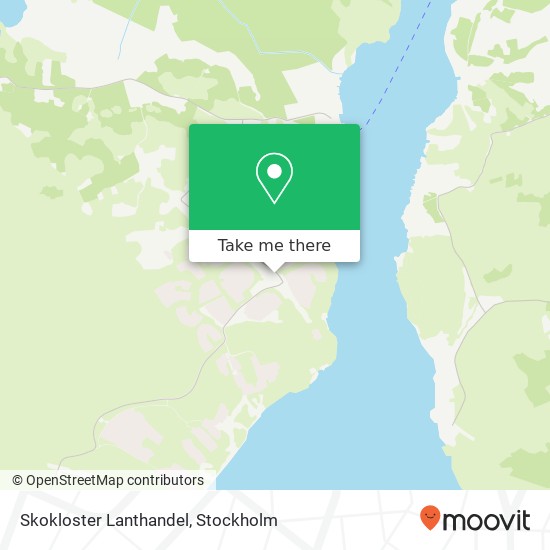 Skokloster Lanthandel karta