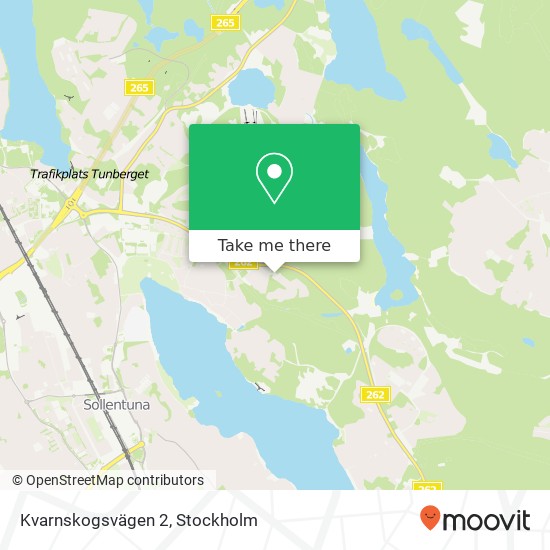 Kvarnskogsvägen 2 karta